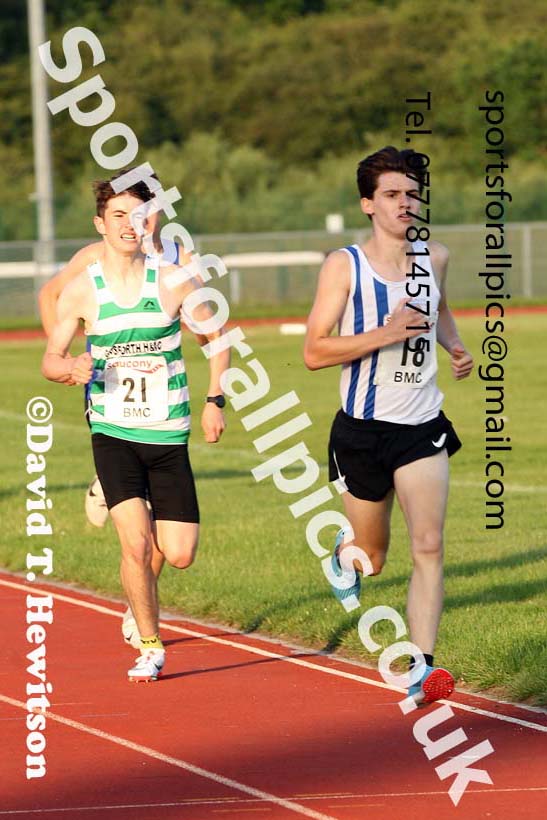 BMC 1500 metres, BMC, Chester le Street, July 19th. Photo: David T. Hewitson/Sports for All Pics
